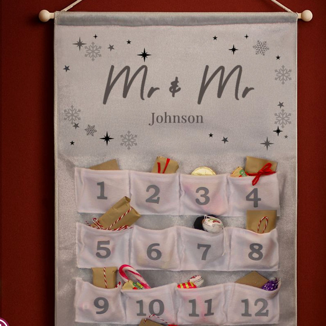 Lesbian Gay Personalised Christmas Advent Calendar | Gift