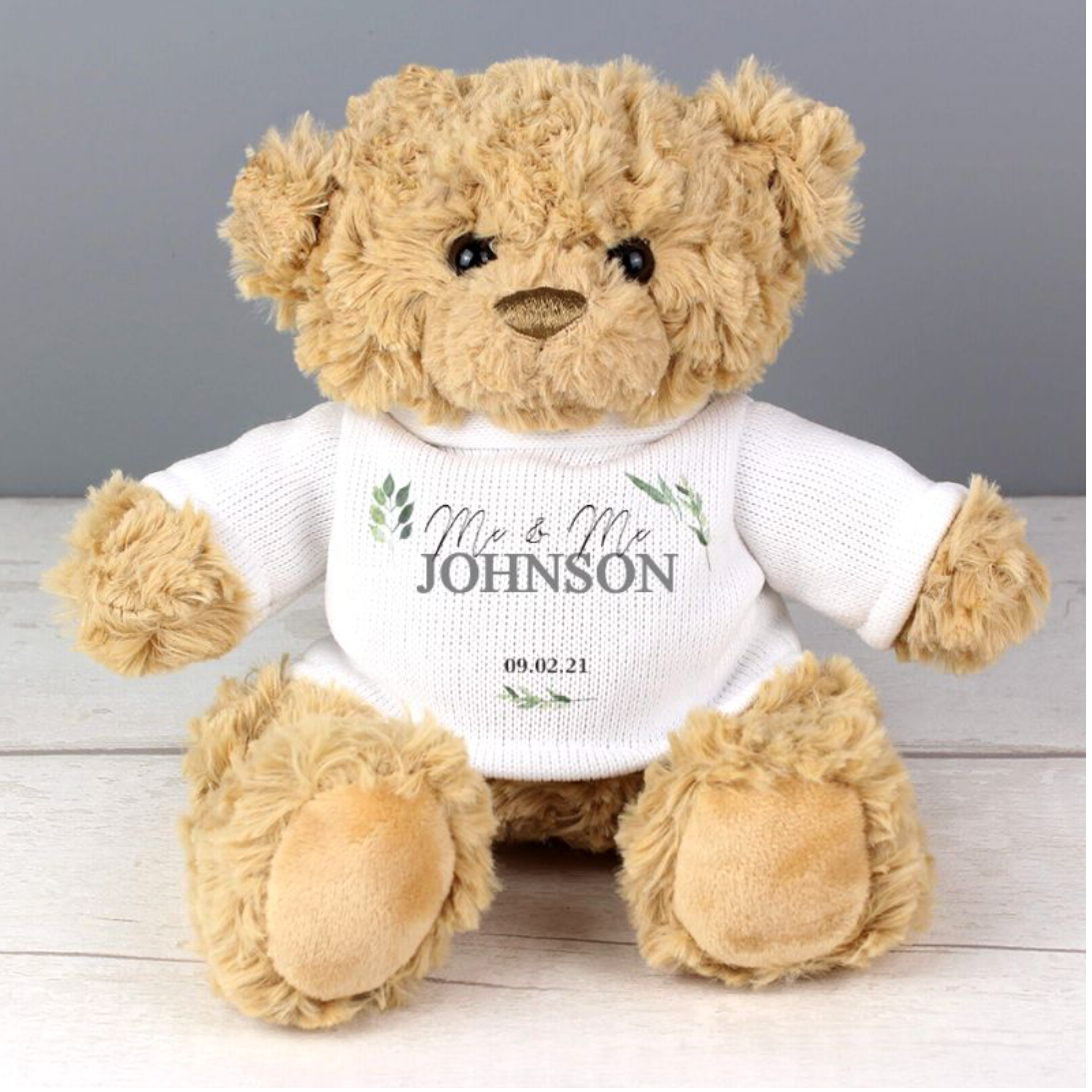 Mx & Mx - Non-Binary Couple Personalised Teddy Bear | Gift