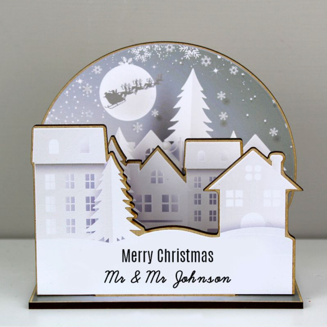 Mr & Mr - Gay Couple Personalised Christmas DIY Decoration | Gift
