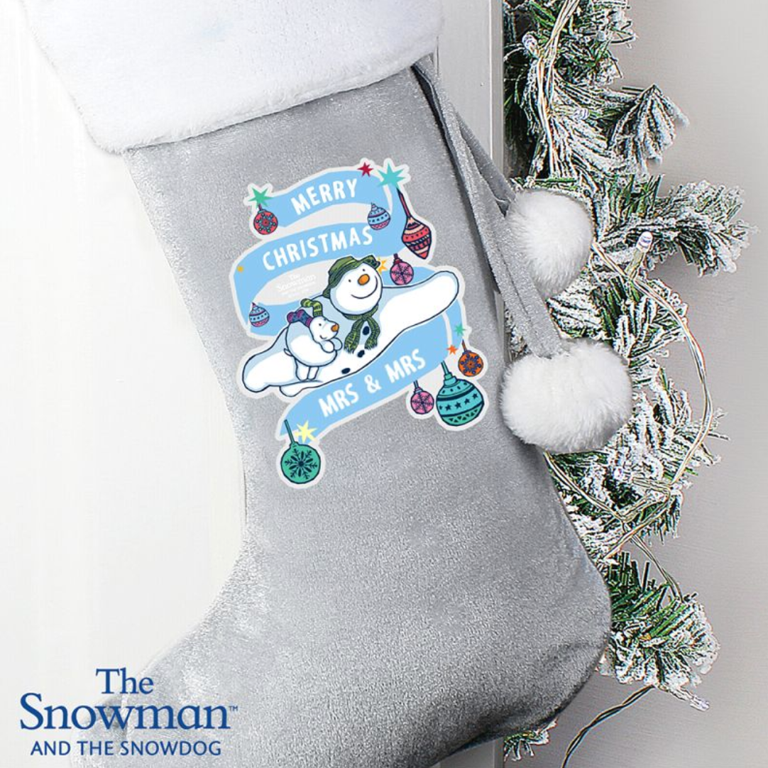 Mrs & Mrs - Lesbian Gay Couple Christmas Stocking | Gift