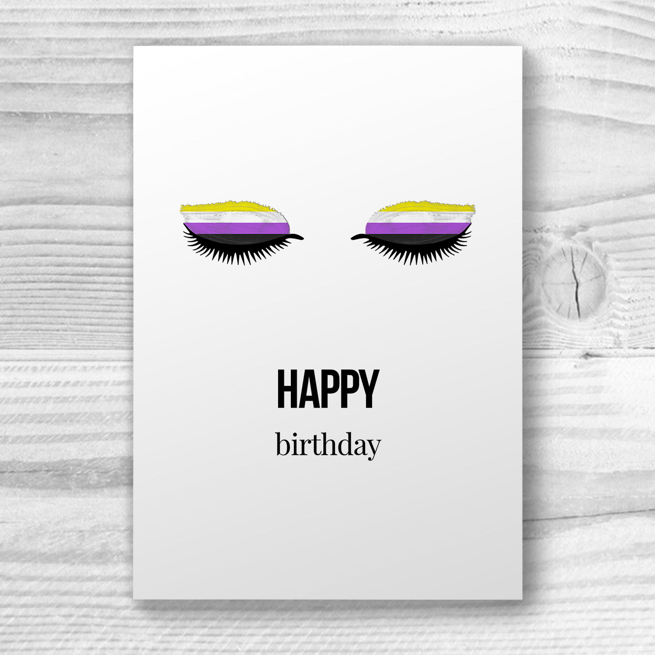 Happy Birthday - Non-Binary Birthday Card | Gift