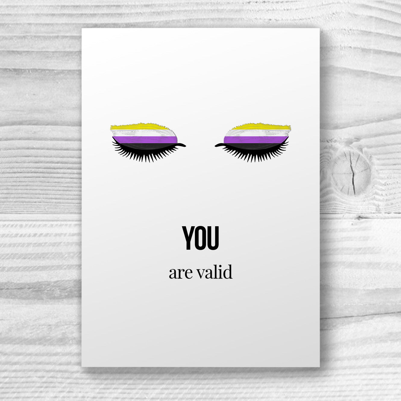 You are Valid - Non-Binary Card | Gift