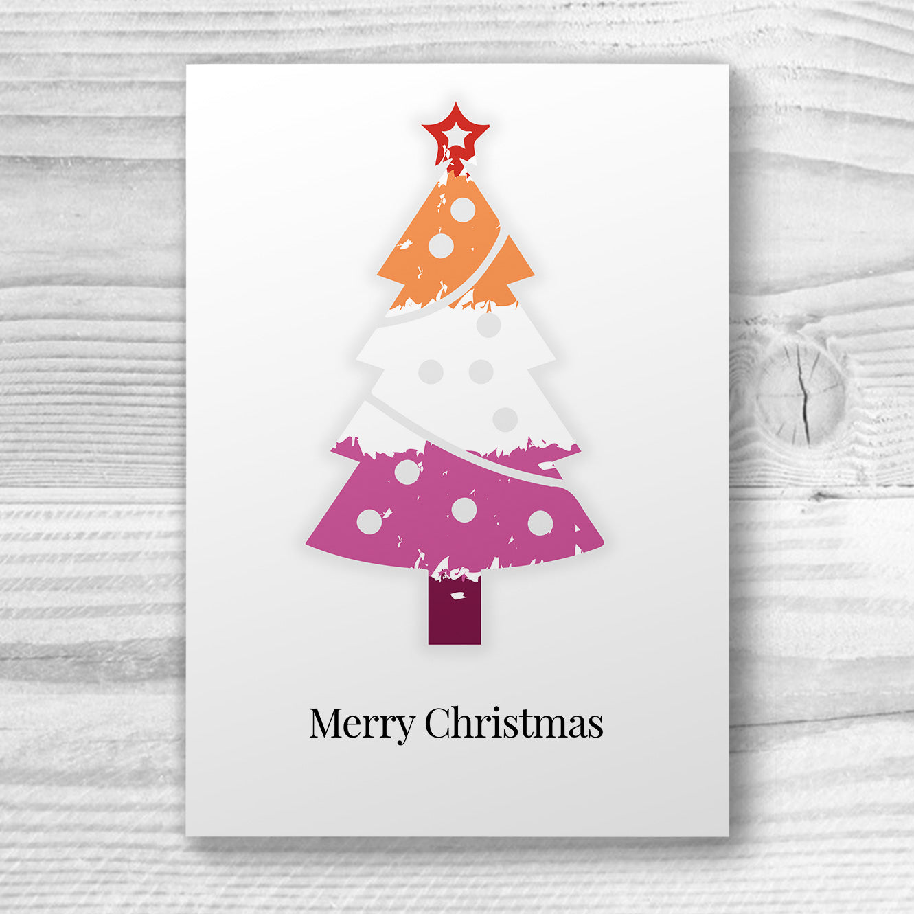 Merry Christmas - Lesbian Xmas Card | Gift