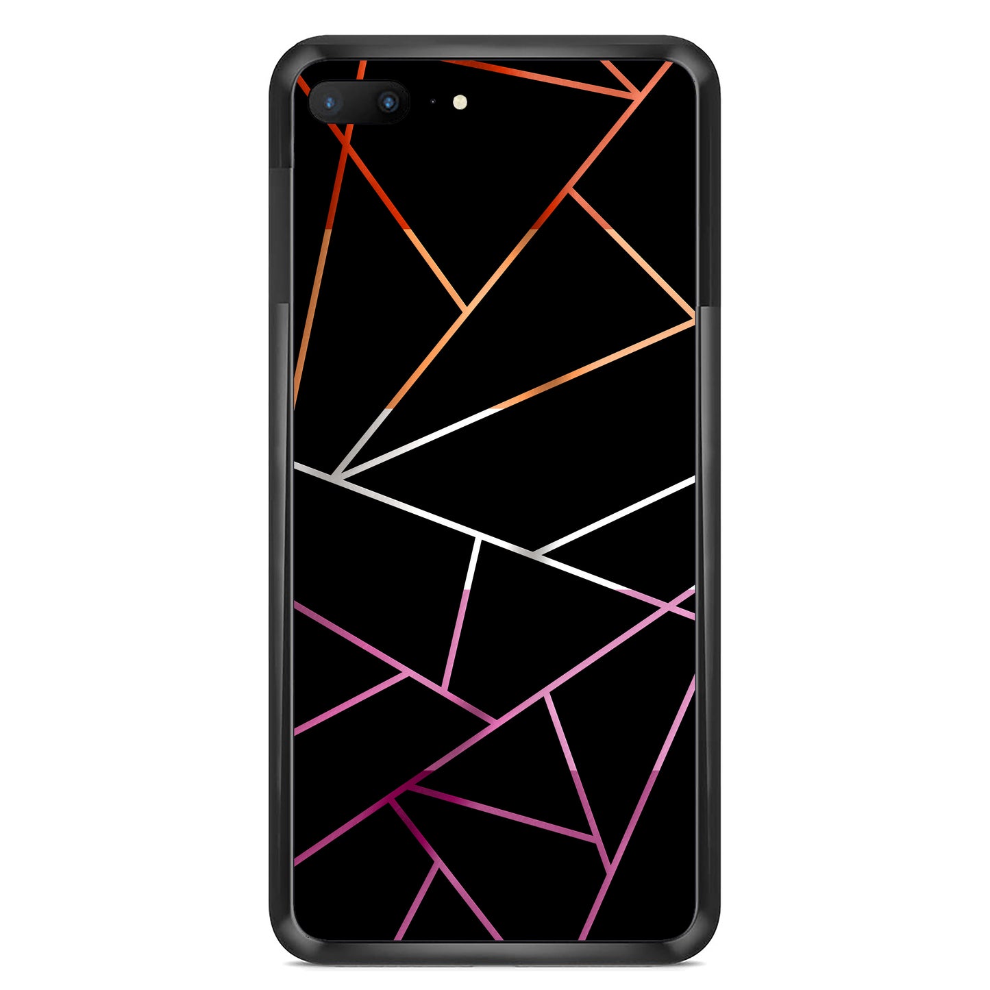 Lesbian Flag Geometric Phone Case | Gift