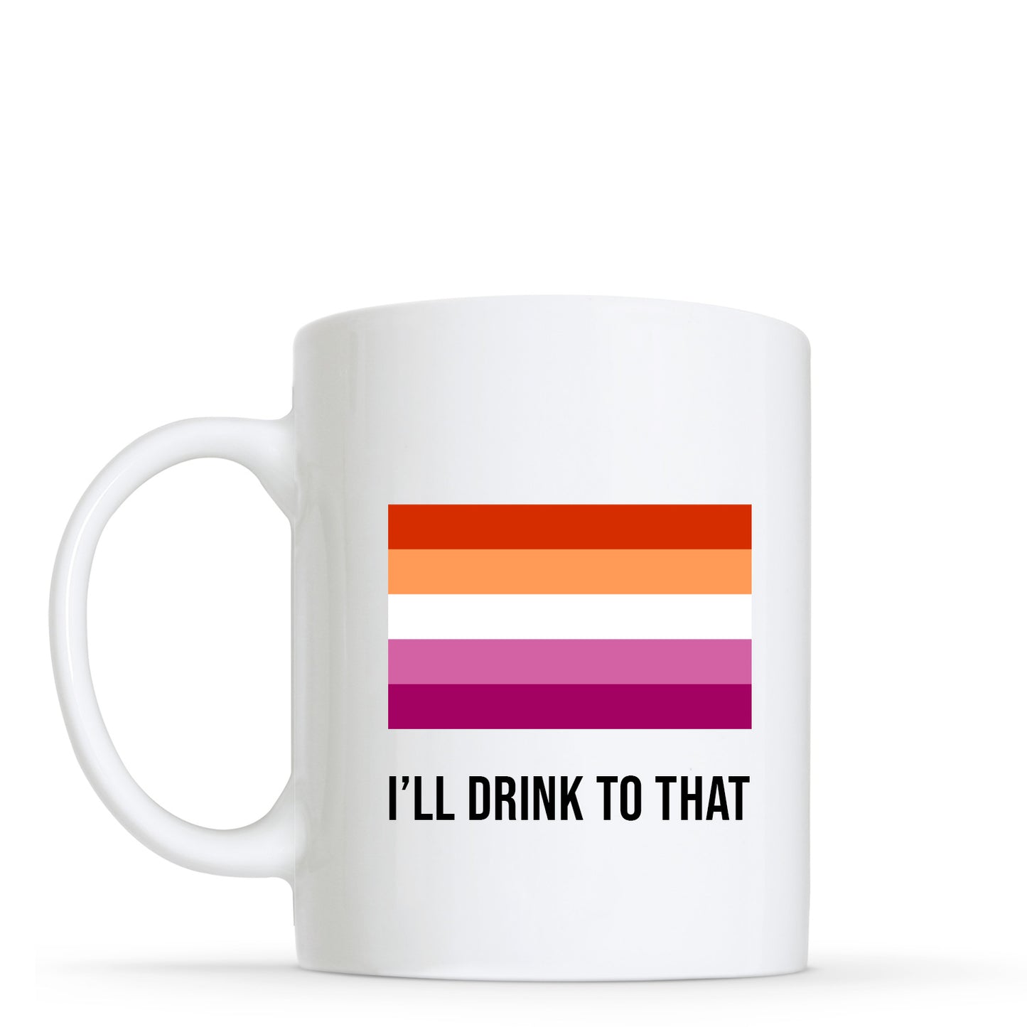 Lesbian Flag Shape Mug | Gift