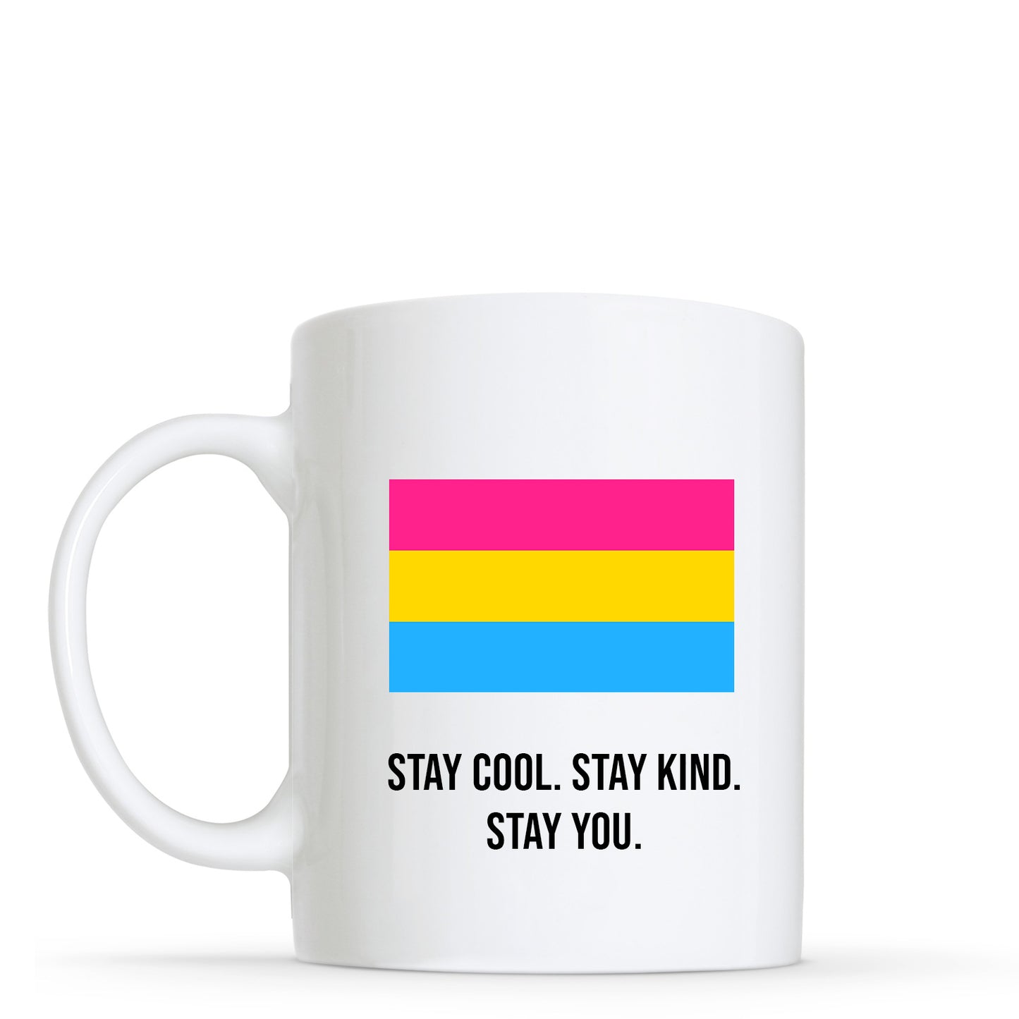 Stay You - Pansexual Flag Shape Mug | Gift