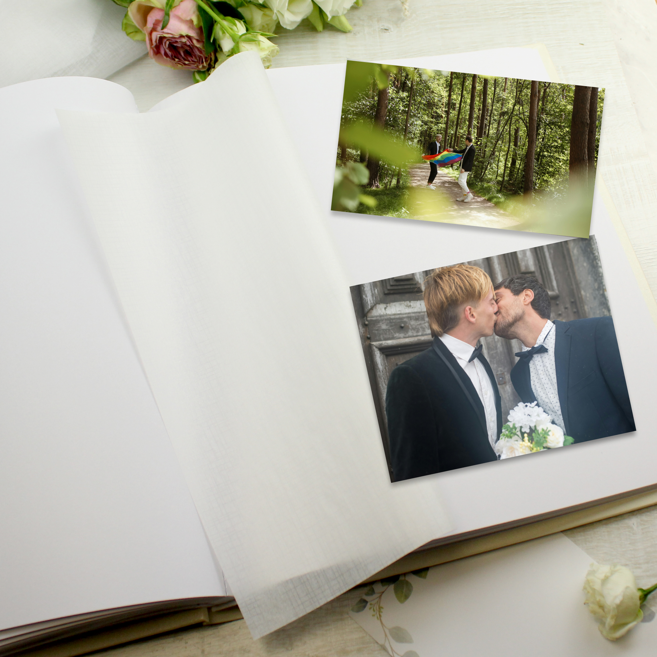 Mr & Mr - Gay Couple Personalised Photo Album | Wedding Gift
