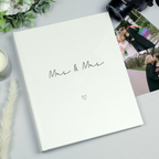 Mrs & Mrs - Lesbian Gay Couple Personalised Photo Album | Wedding Gift