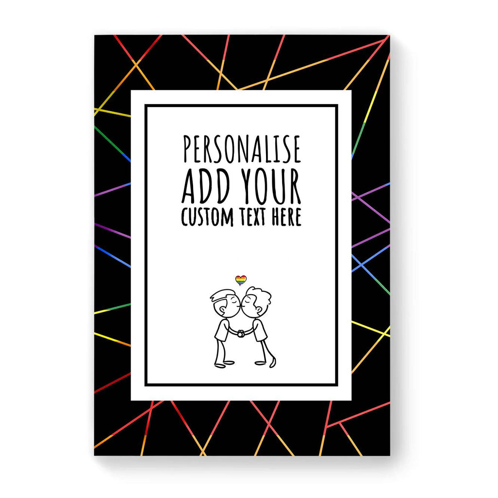 Personalised Gay Couple Card - Multiple Designs Available