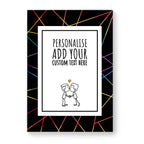 Personalised Gay Couple Card - Multiple Designs Available