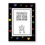 Personalised Gay Couple Card - Multiple Designs Available