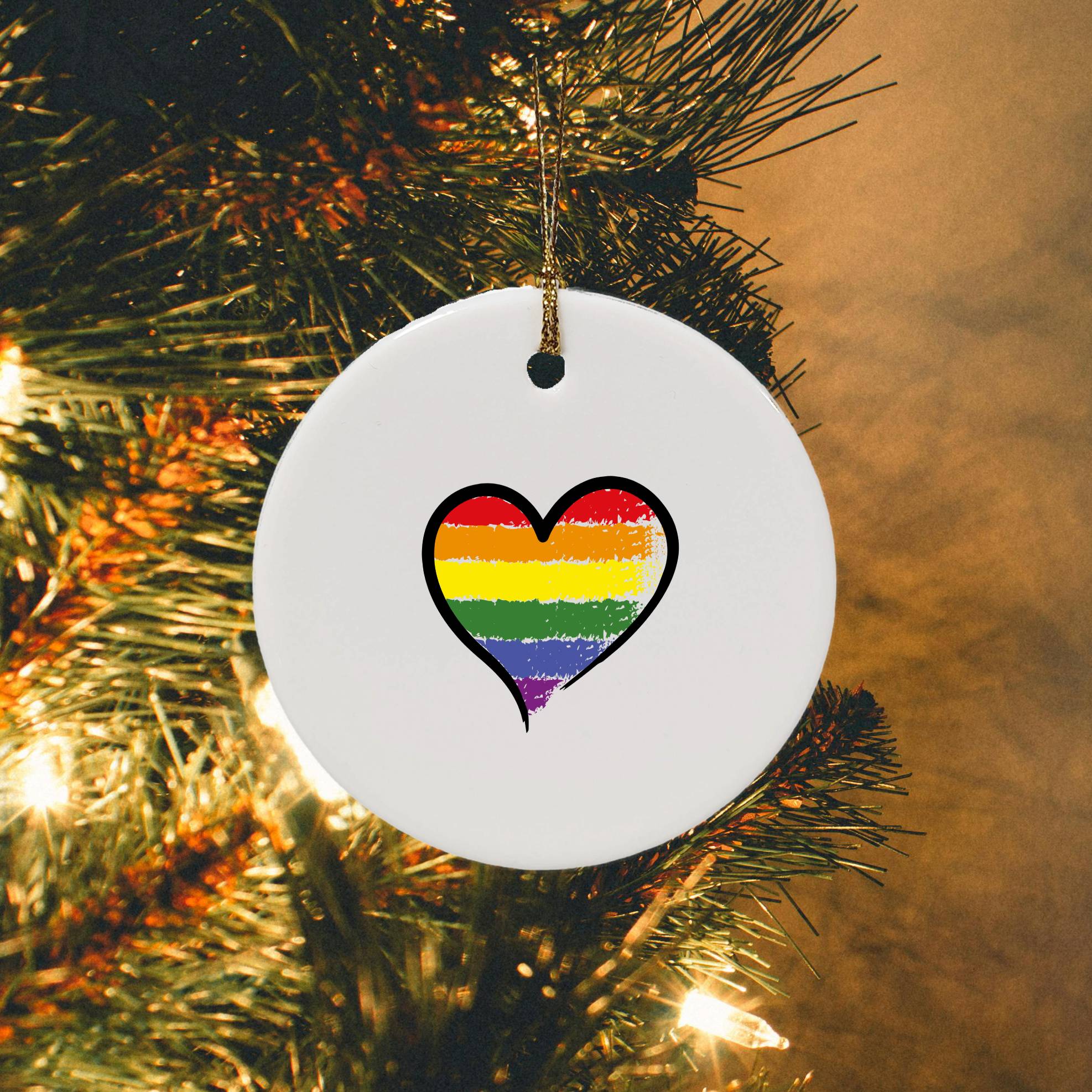 LGBTQ+ Xmas Bauble Decoration - Multiple Designs | Gift