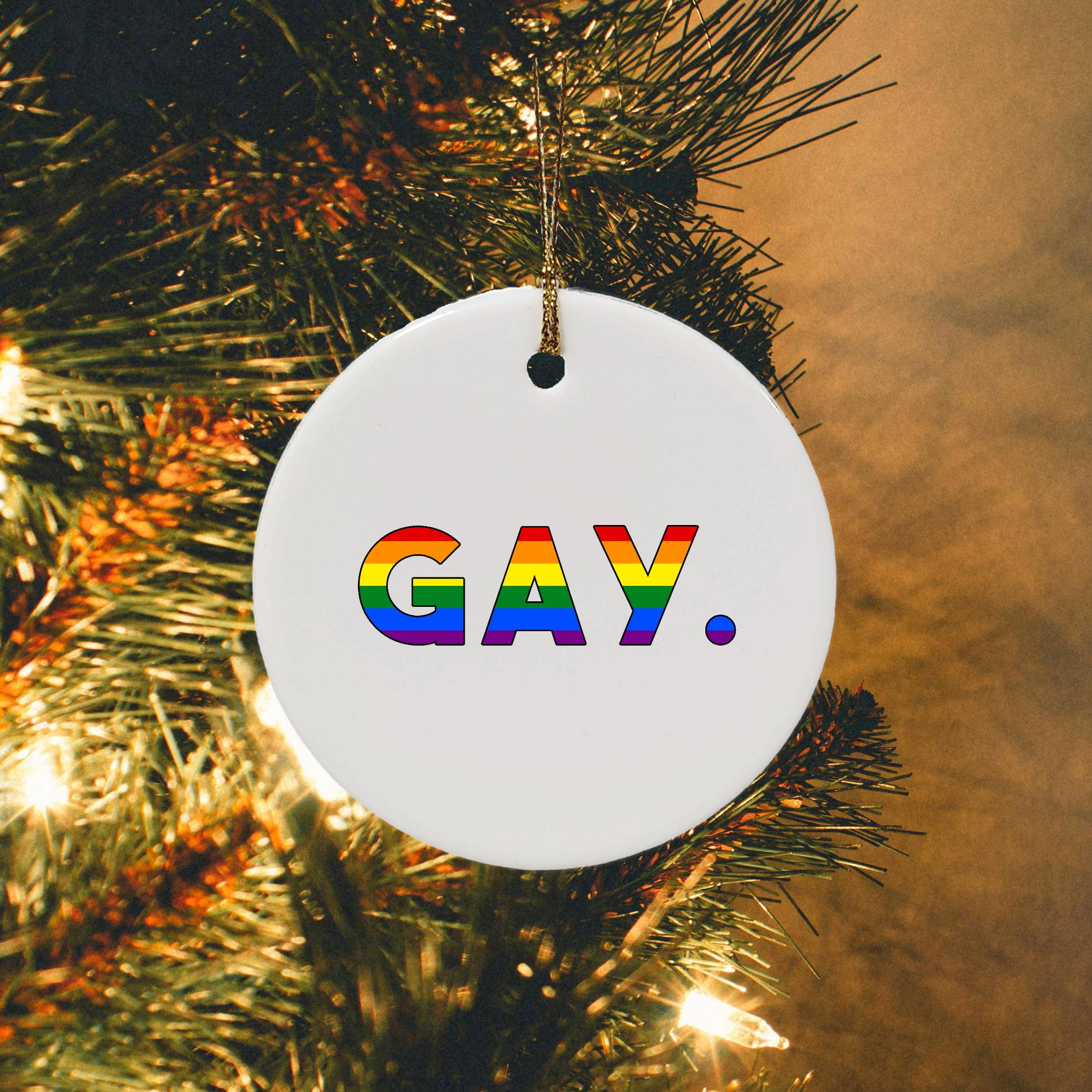 LGBTQ+ Xmas Bauble Decoration - Multiple Designs | Gift