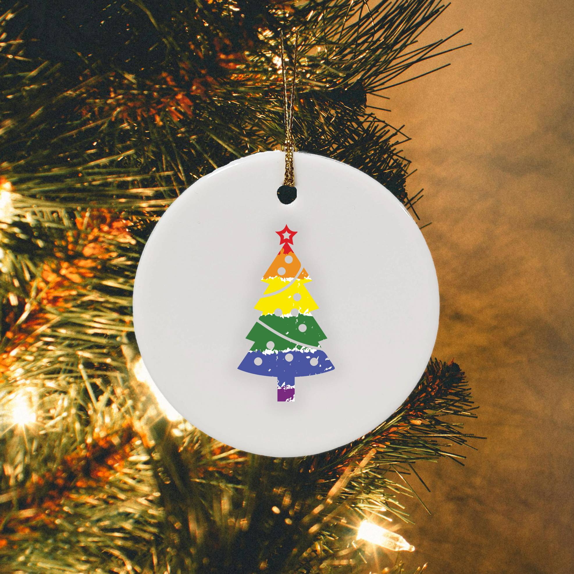 LGBTQ+ Xmas Bauble Decoration - Multiple Designs | Gift