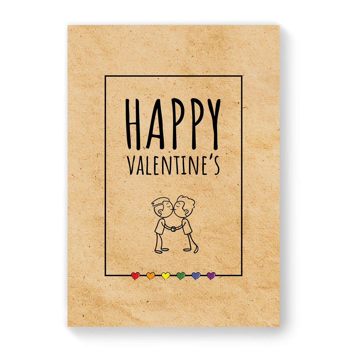 Happy Valentines - Gay Couple Card | Gift