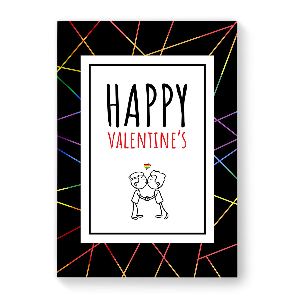 Happy Valentines - Gay Couple Card | Gift