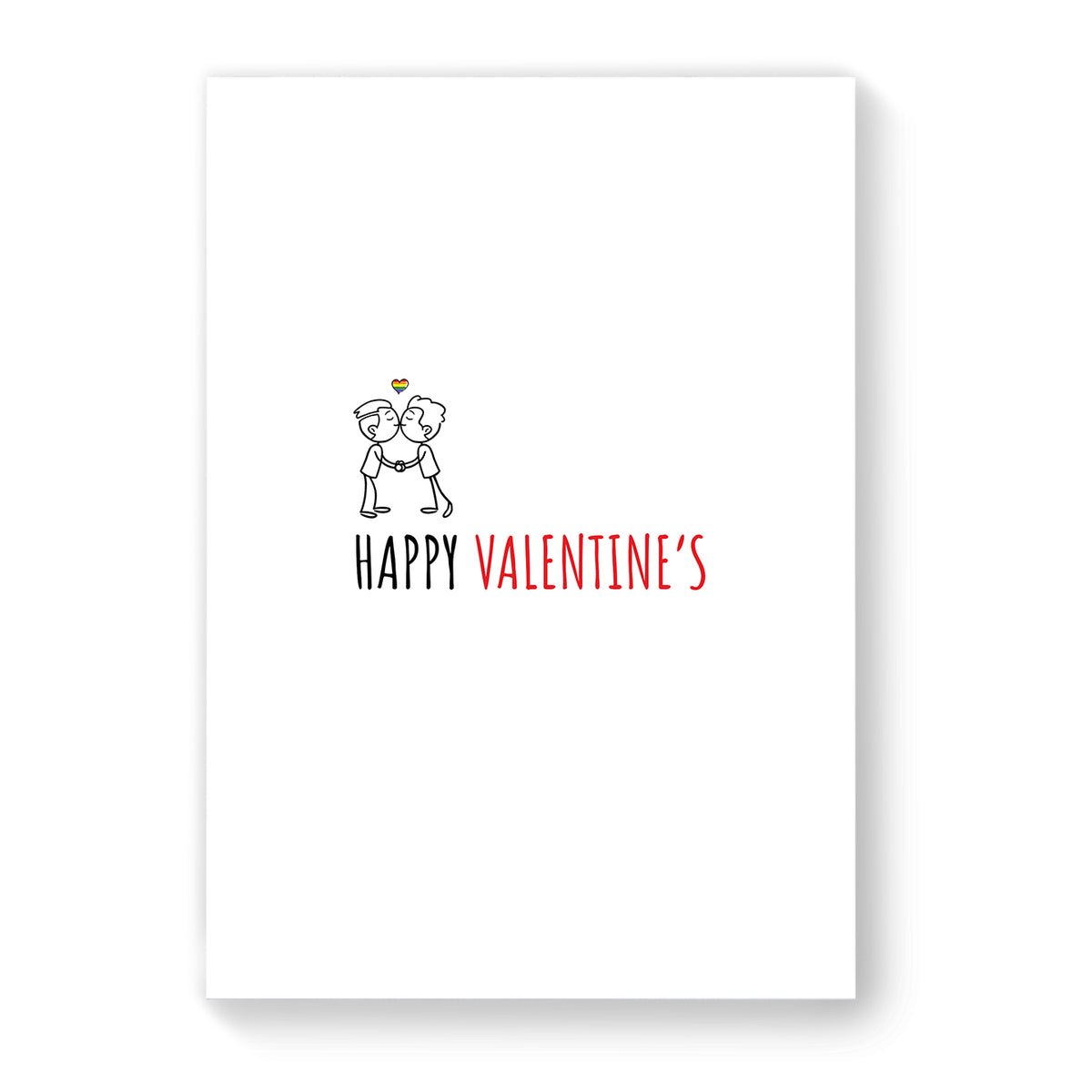 Happy Valentines - Gay Couple Card | Gift