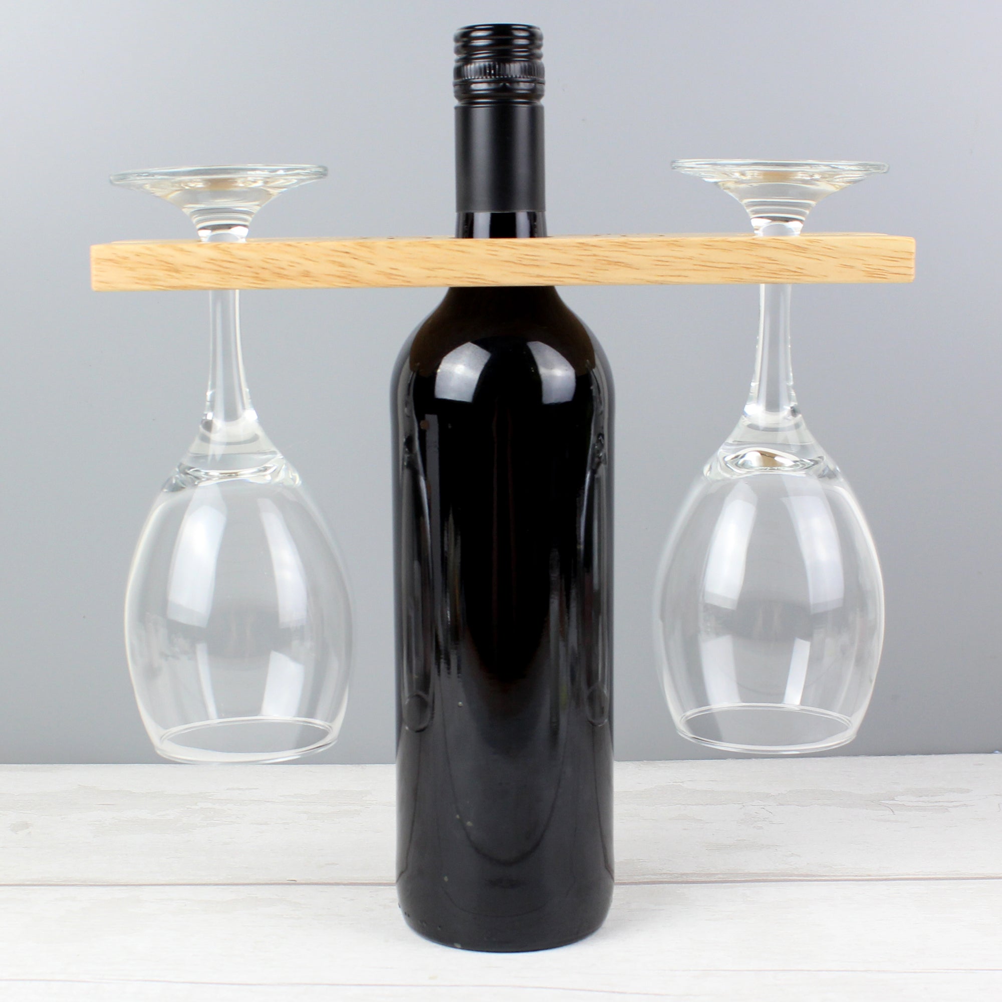 Mrs & Mrs - Lesbian Gay Couple Personalised Wine Glass & Bottle Holder | Gift