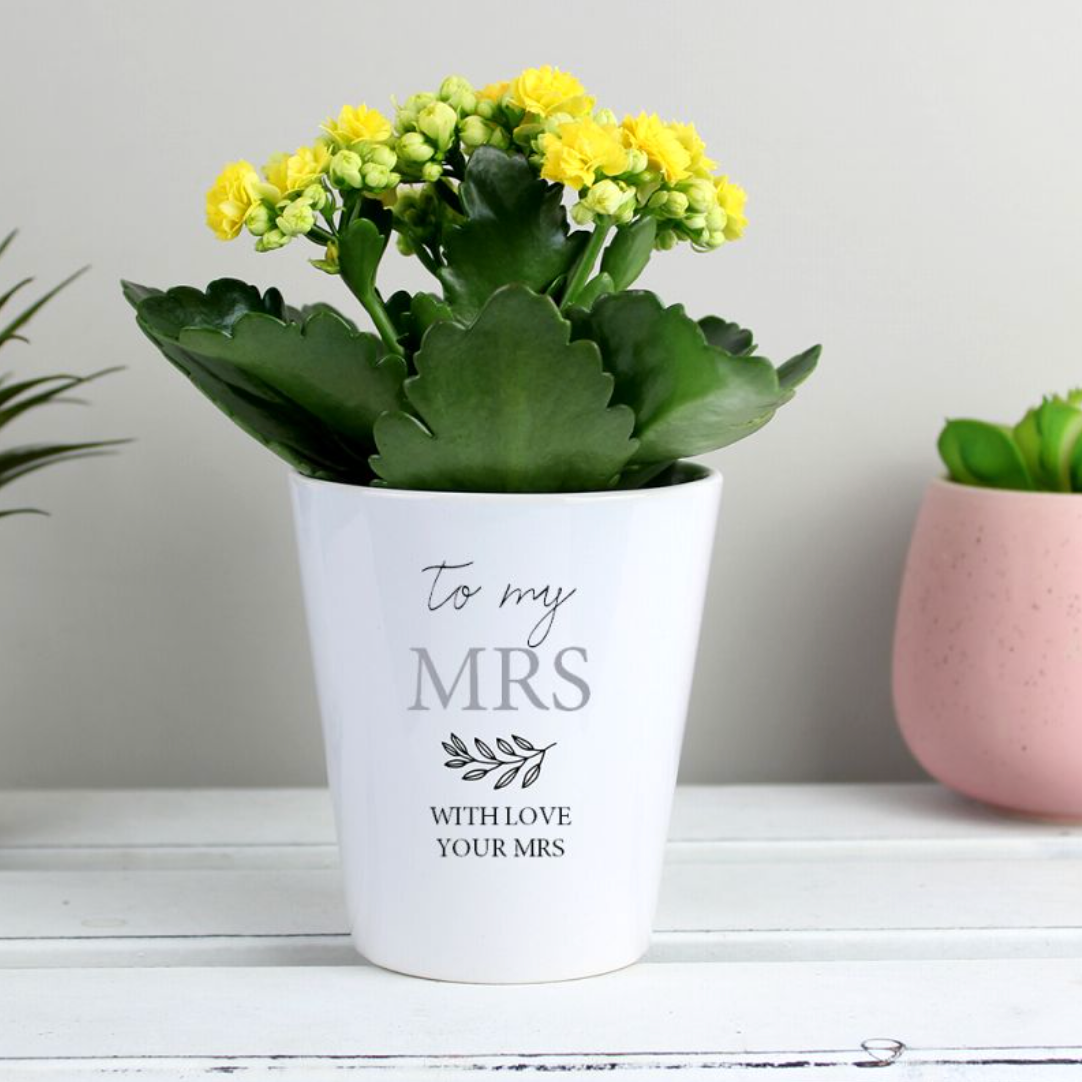 Lesbian Gay Couple Plant Pot | Gift