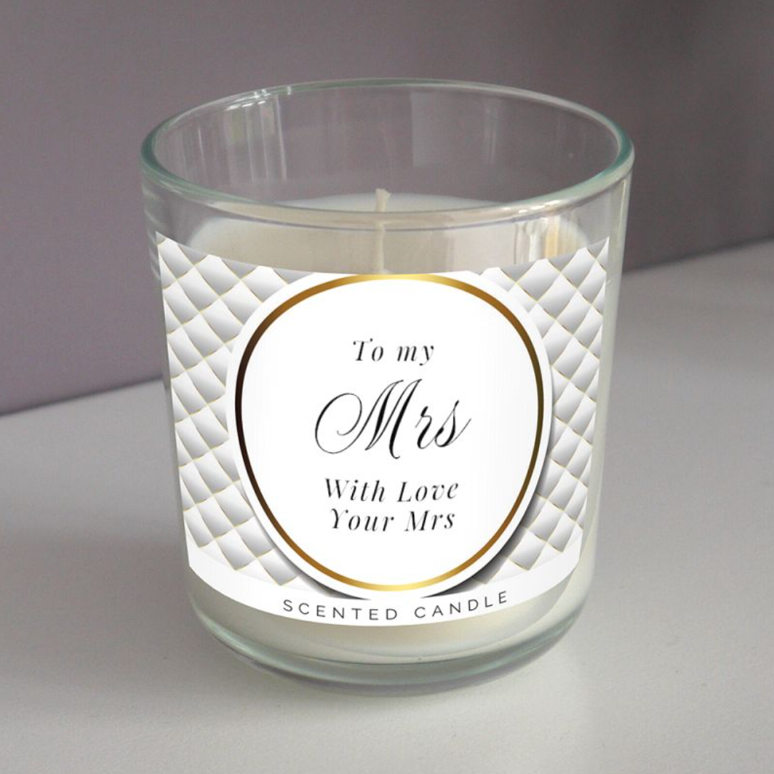 To my Mrs - Lesbian Gay Couple Candle | Gift