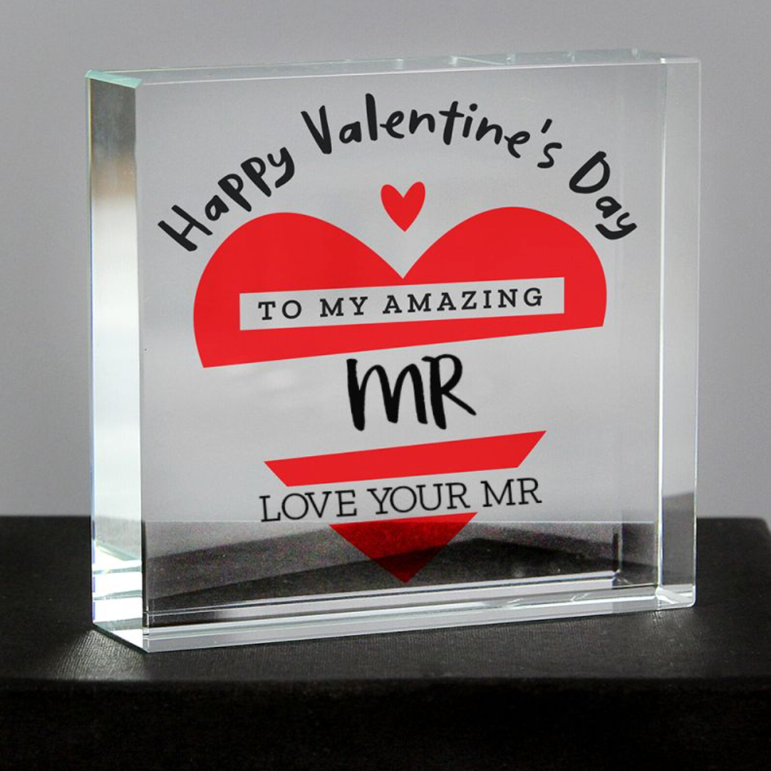 To my Mr - Gay Couple Glass Token | Valentines Gift