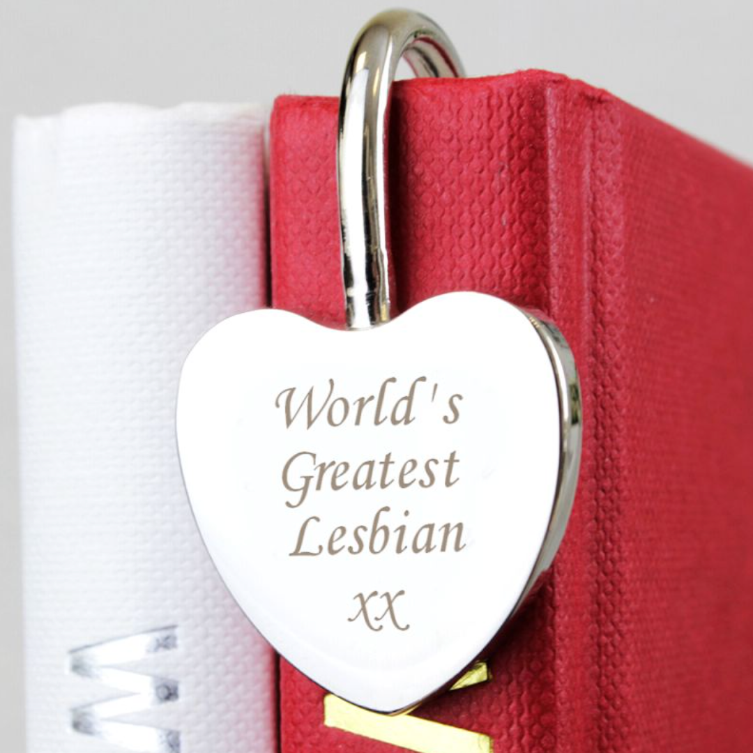 World's Greatest Lesbian - Heart Bookmark | Gift