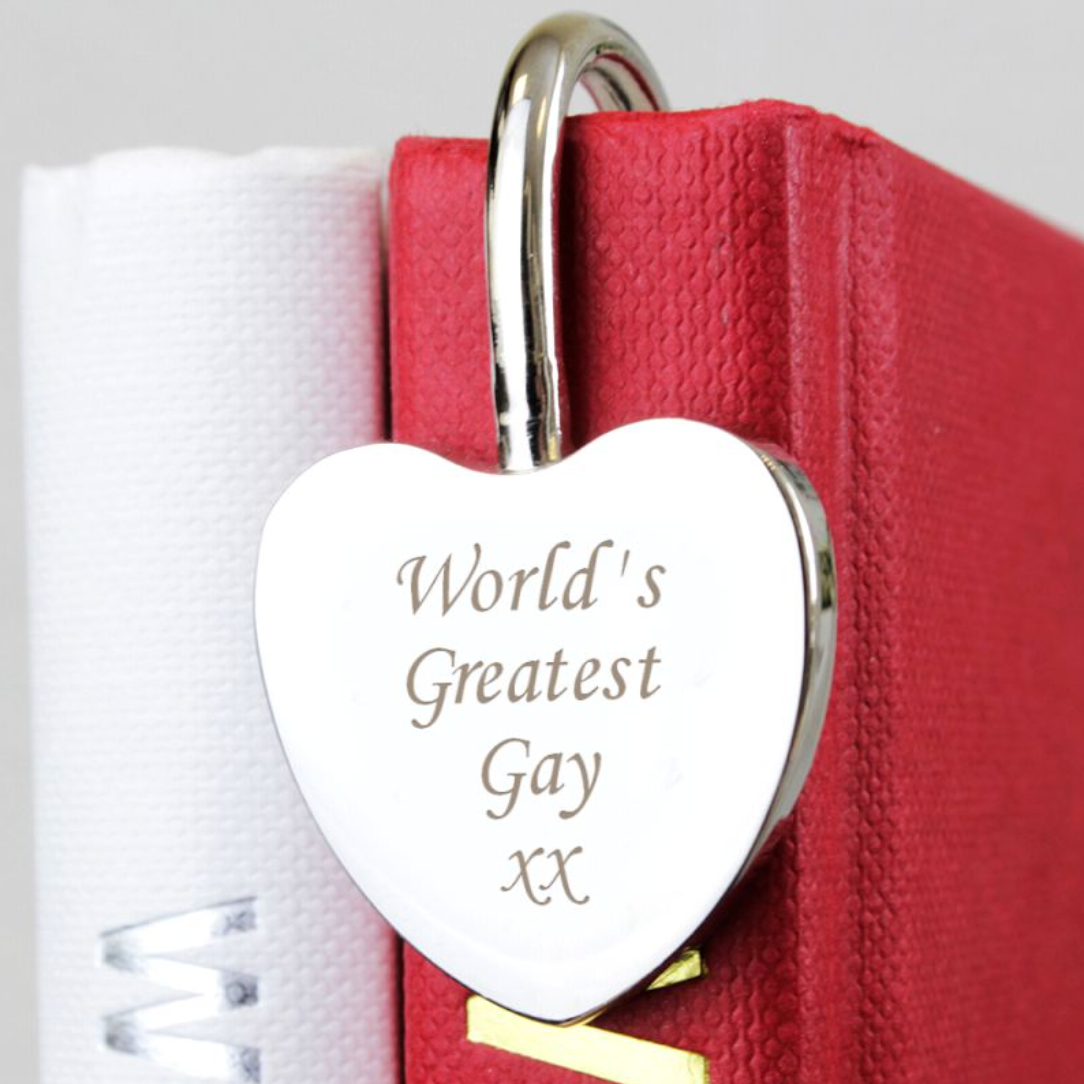 World&#39;s Greatest Gay - Heart Bookmark | Gift