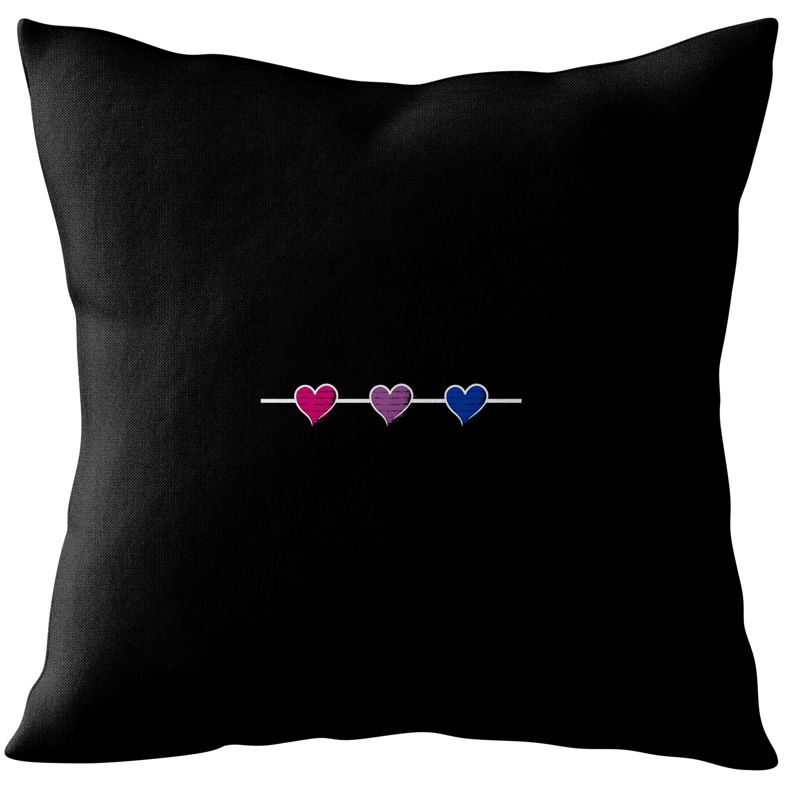 Bisexual Flag Multi-heart Cushion | Gift