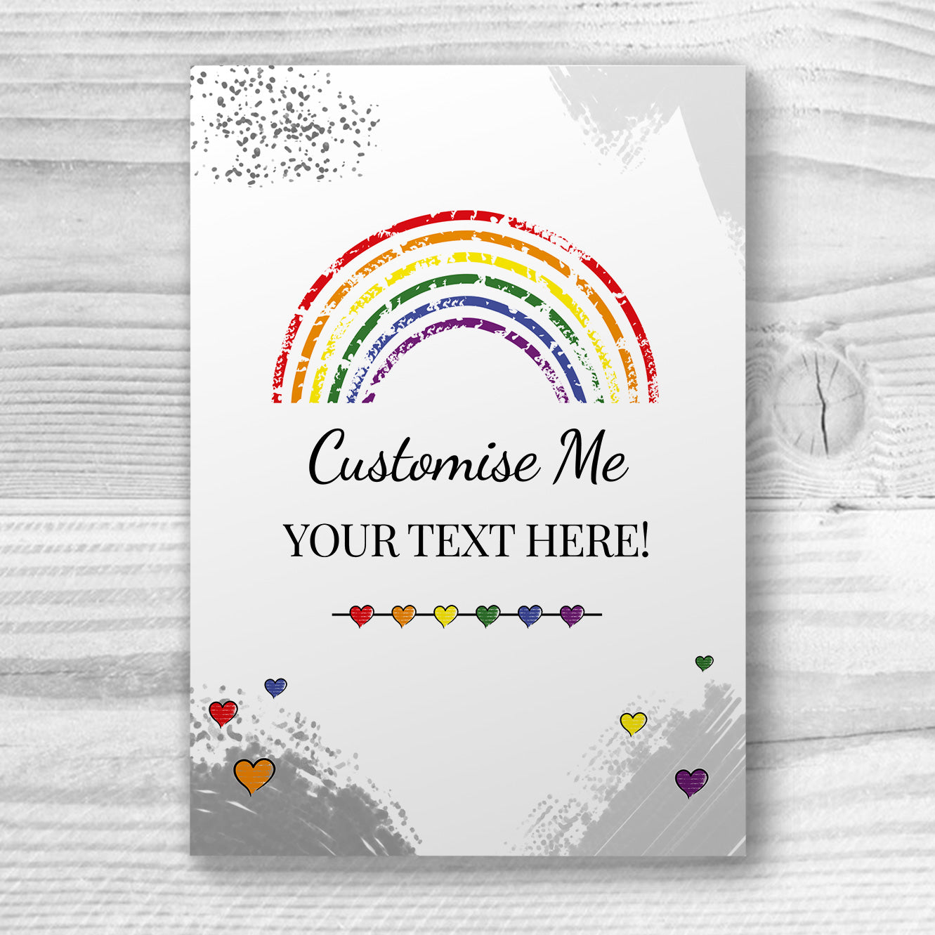 Custom Text - Personalised Adoption Card | Gift