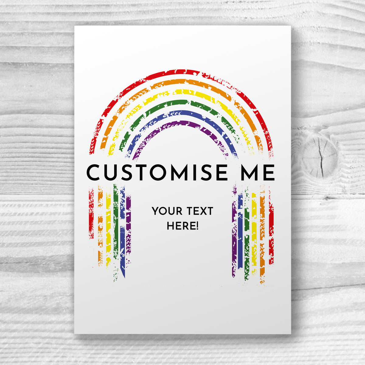 Custom Text - Personalised Adoption Card | Gift