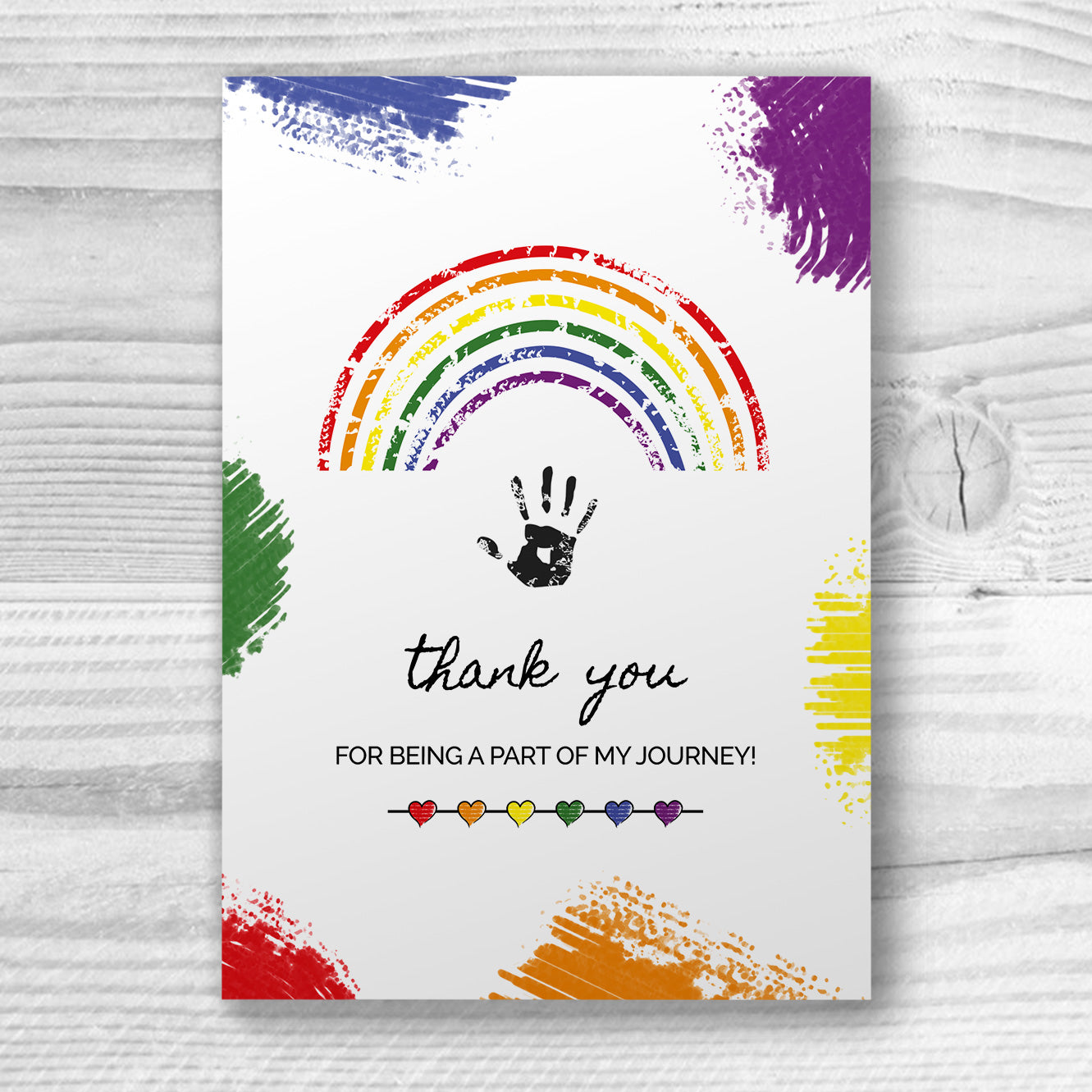 Thank you for being a part of my journey - Adoption Card | Gift
