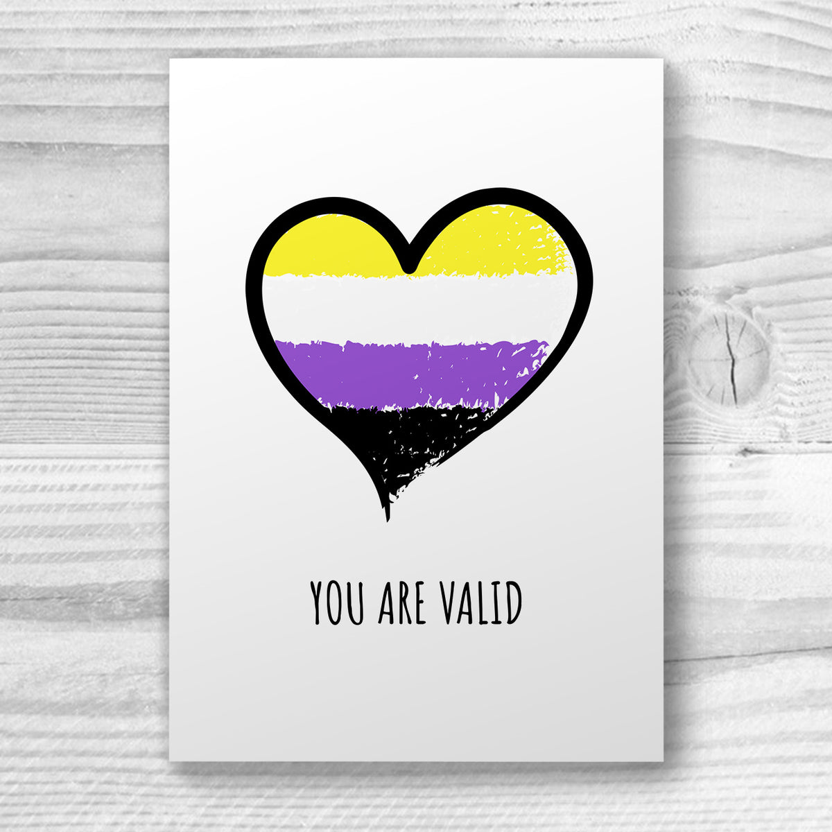 You are Valid - Non-Binary Card | Gift
