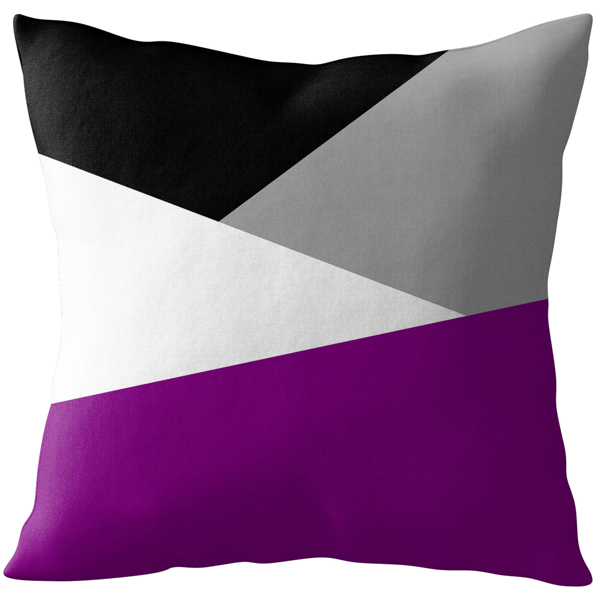 Asexual Flag Geometric Cushion | Gift