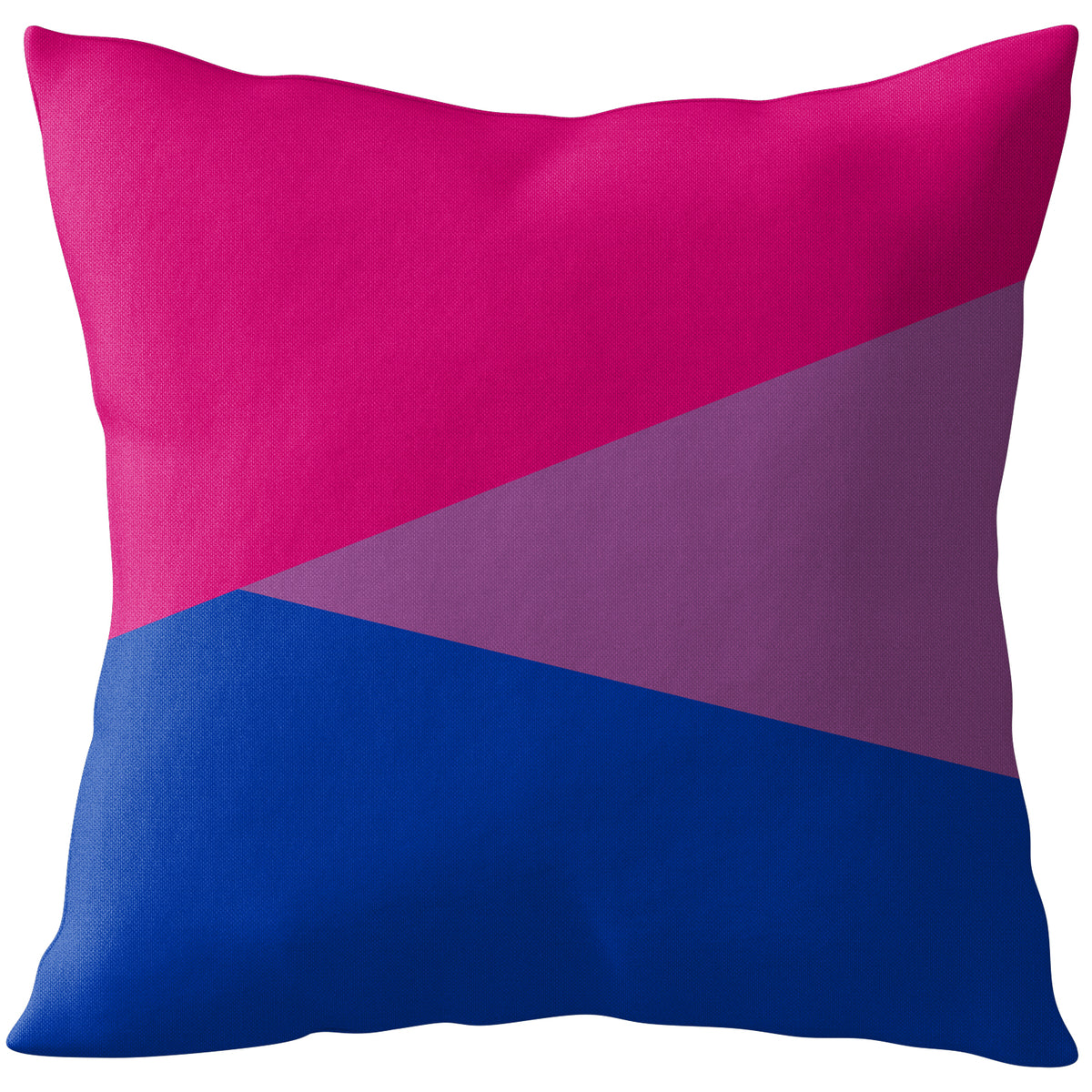 Bisexual Flag Geometric Cushion | Gift