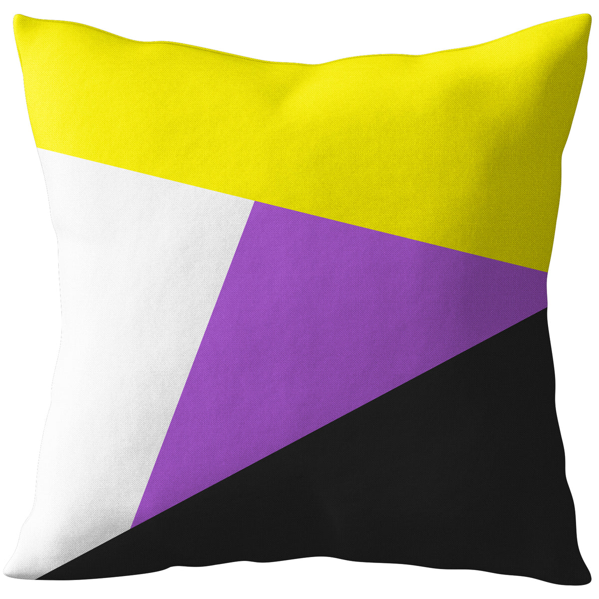 Non-Binary Flag Geometric Cushion | Gift