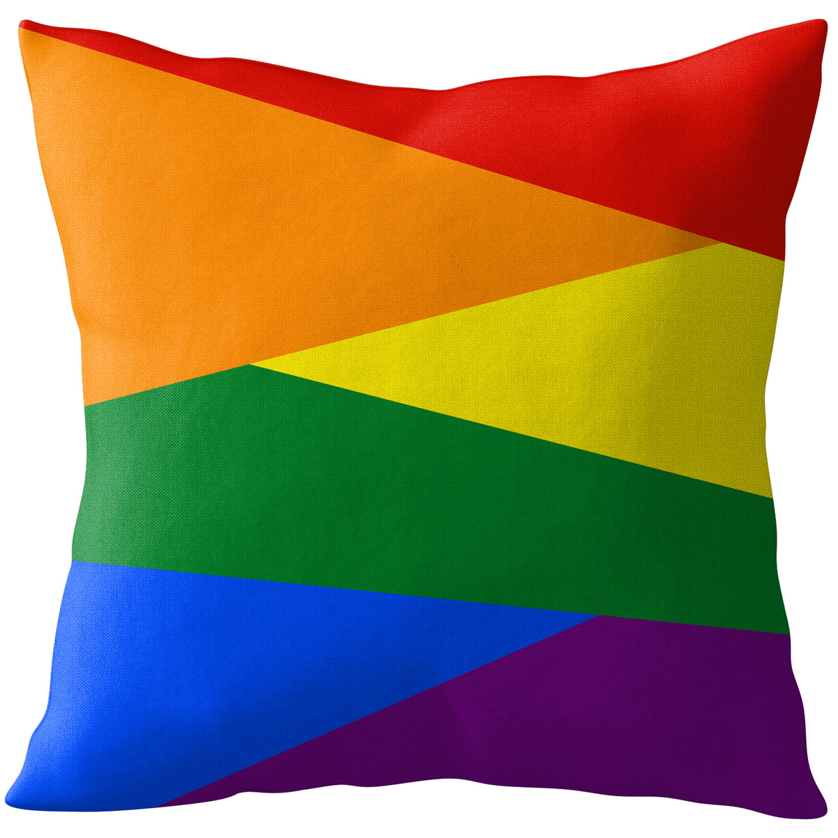 LGBTQ+ (Rainbow) Flag Geometric Cushion | Gift