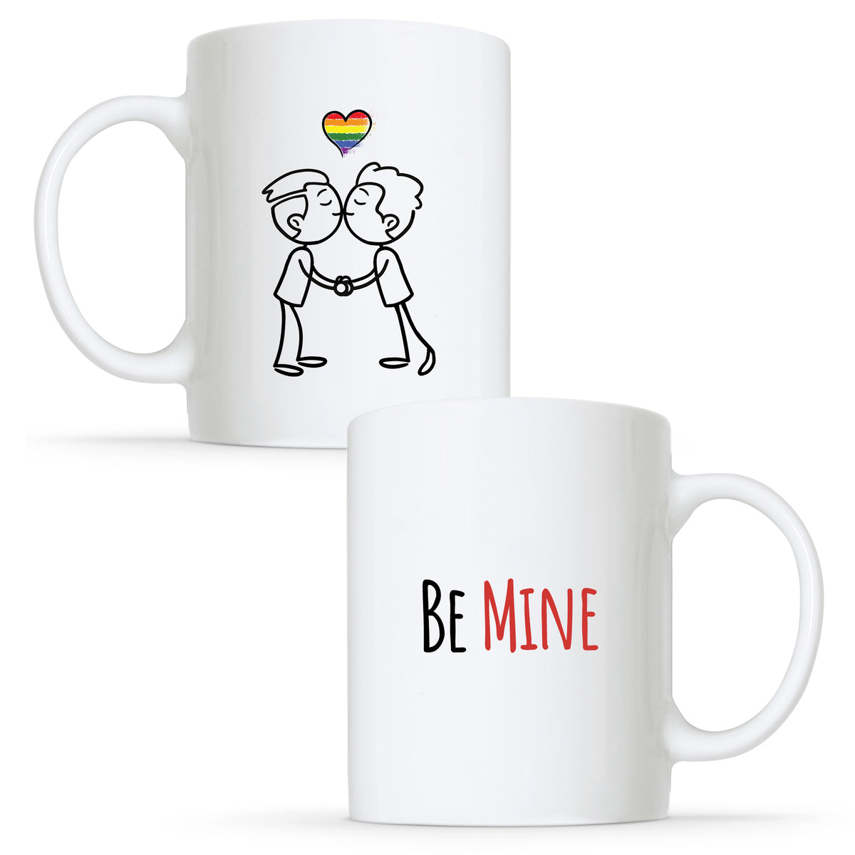 Be Mine - Gay Couple Mug Set | Gift