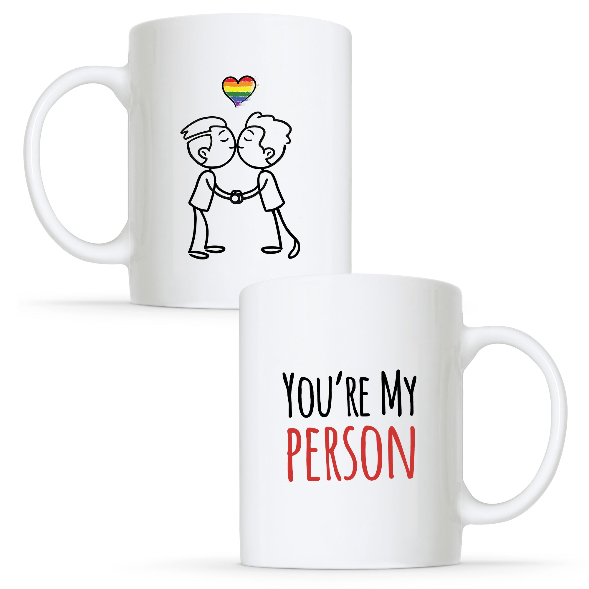 You're my Person - Gay Couple Mug Set | Gift