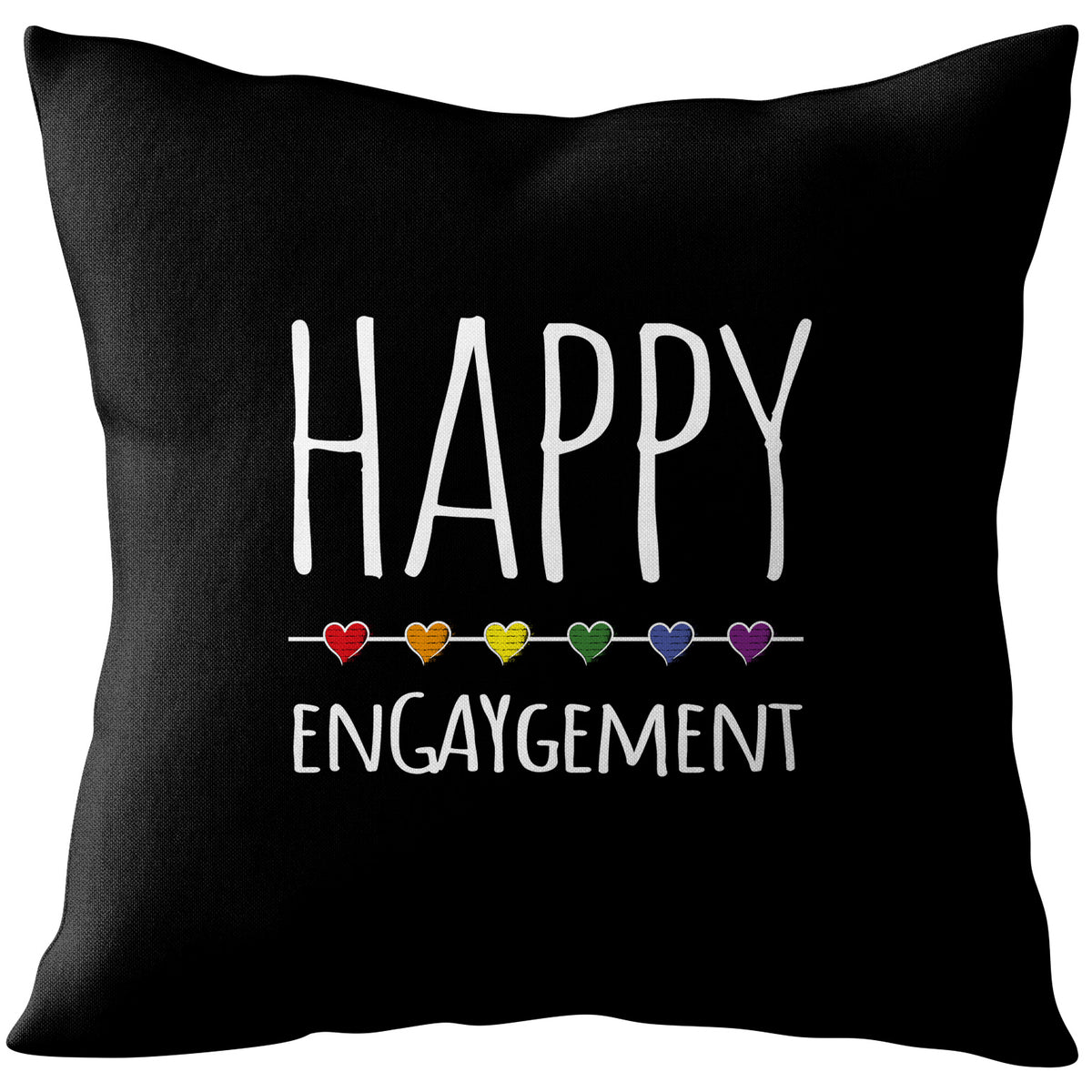 Happy Engagement - Lesbian Gay Couple Cushion | Gift