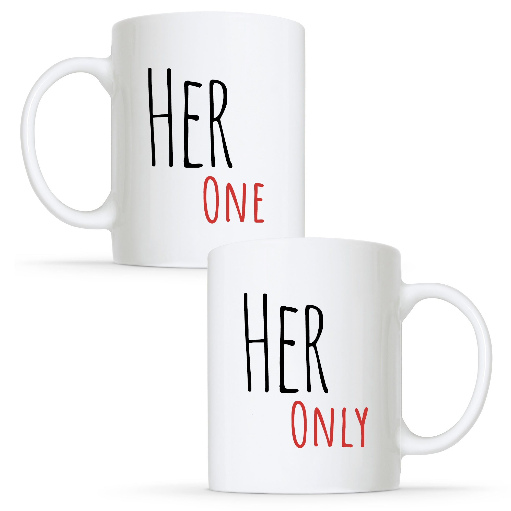 Her One & Her Only - Gay Lesbian Couple Mug Set | Gift