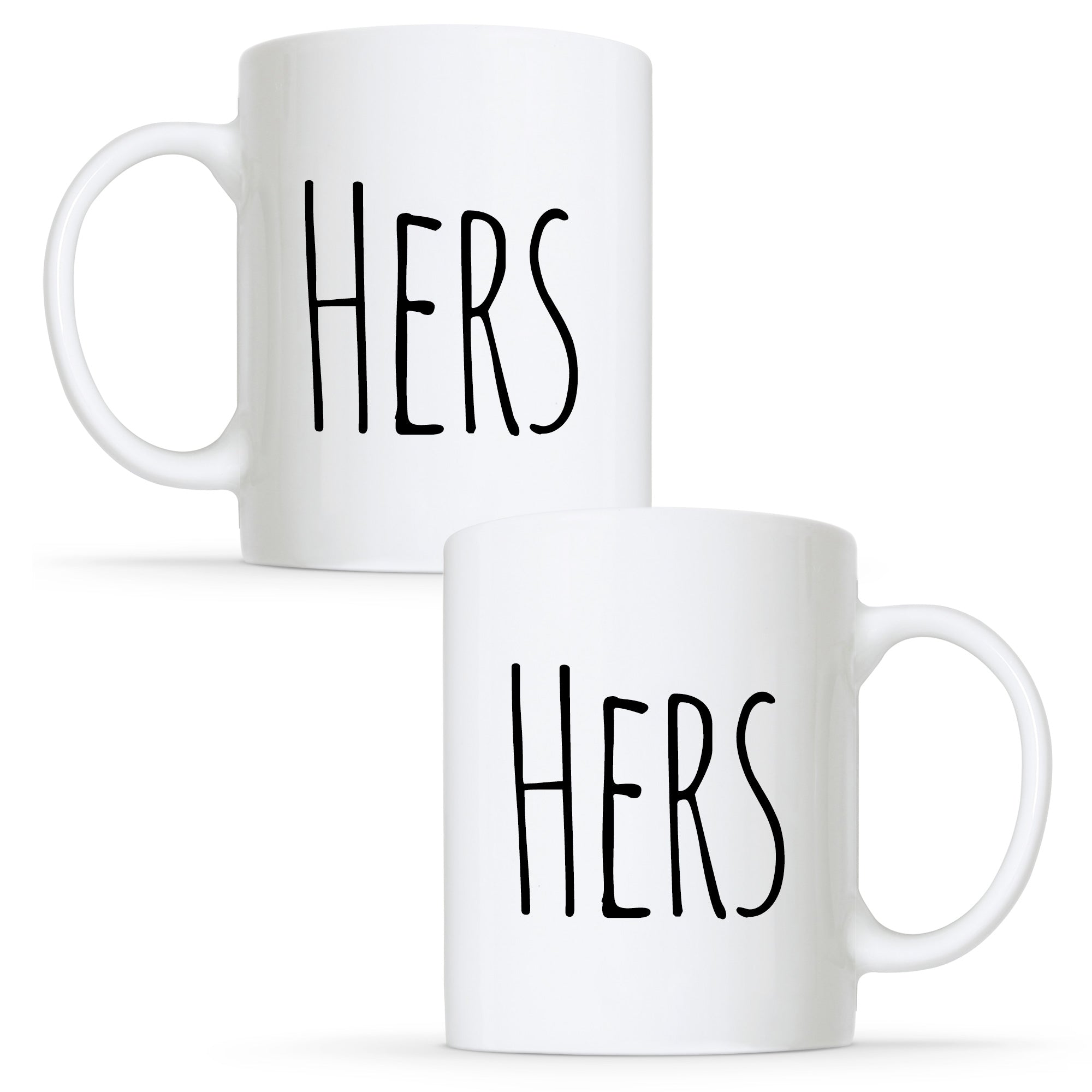 Hers & Hers - Gay Lesbian Couple Mug Set | Gift