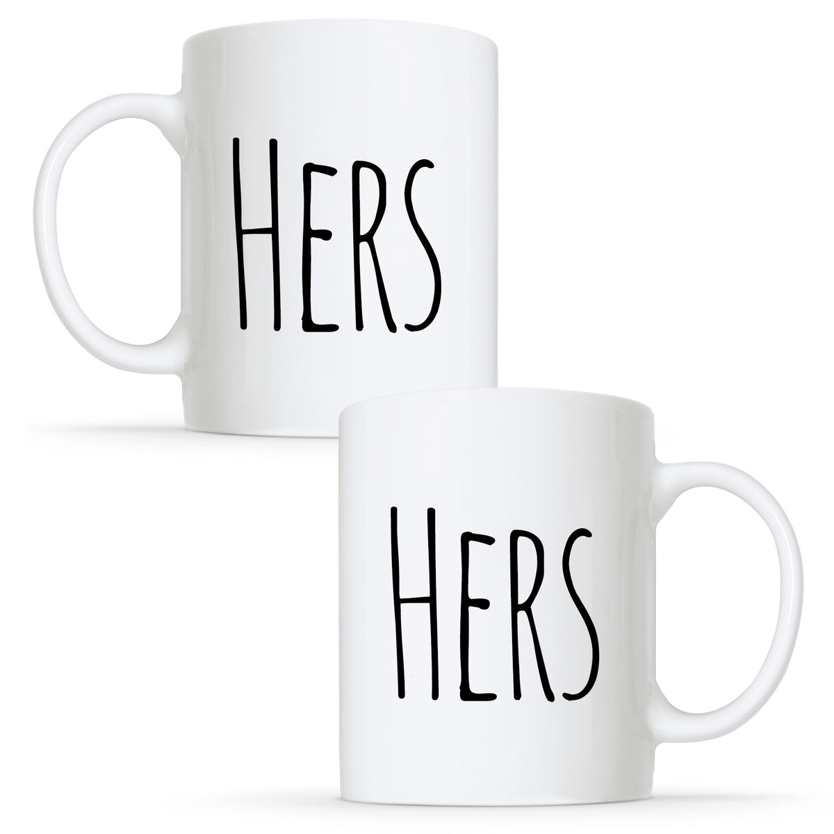 Hers &amp; Hers - Gay Lesbian Couple Mug Set | Gift