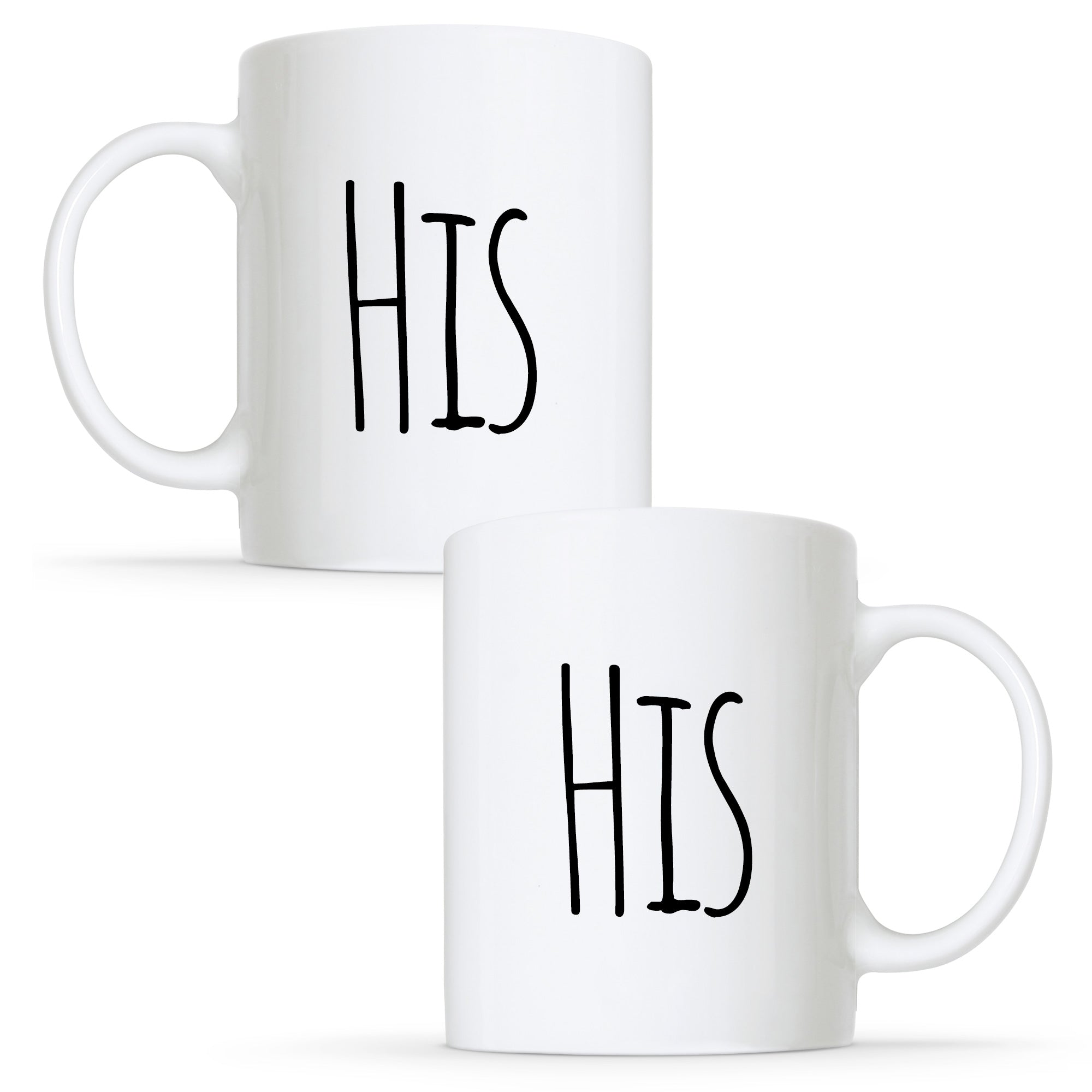 His & His - Gay Couple Mug Set | Gift