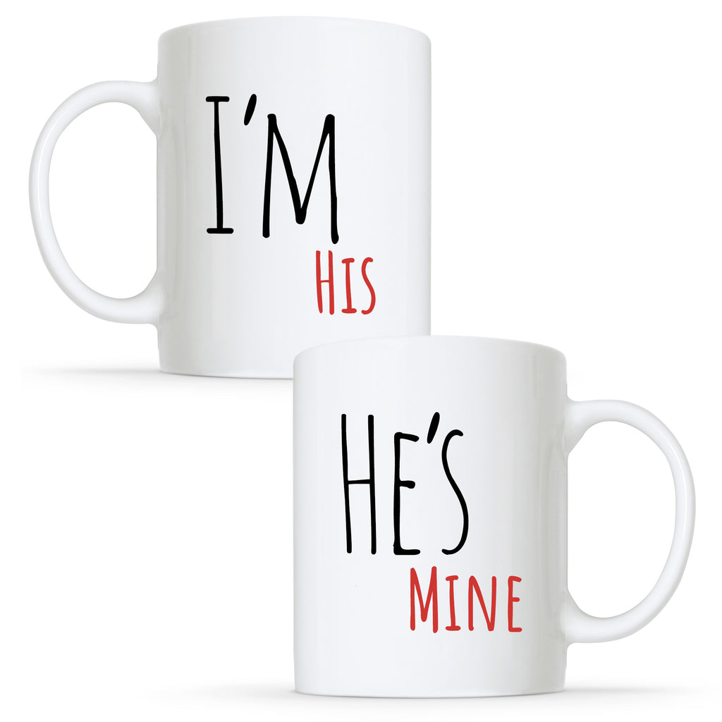 I'm His & He's Mine - Gay Couple Mug Set | Gift