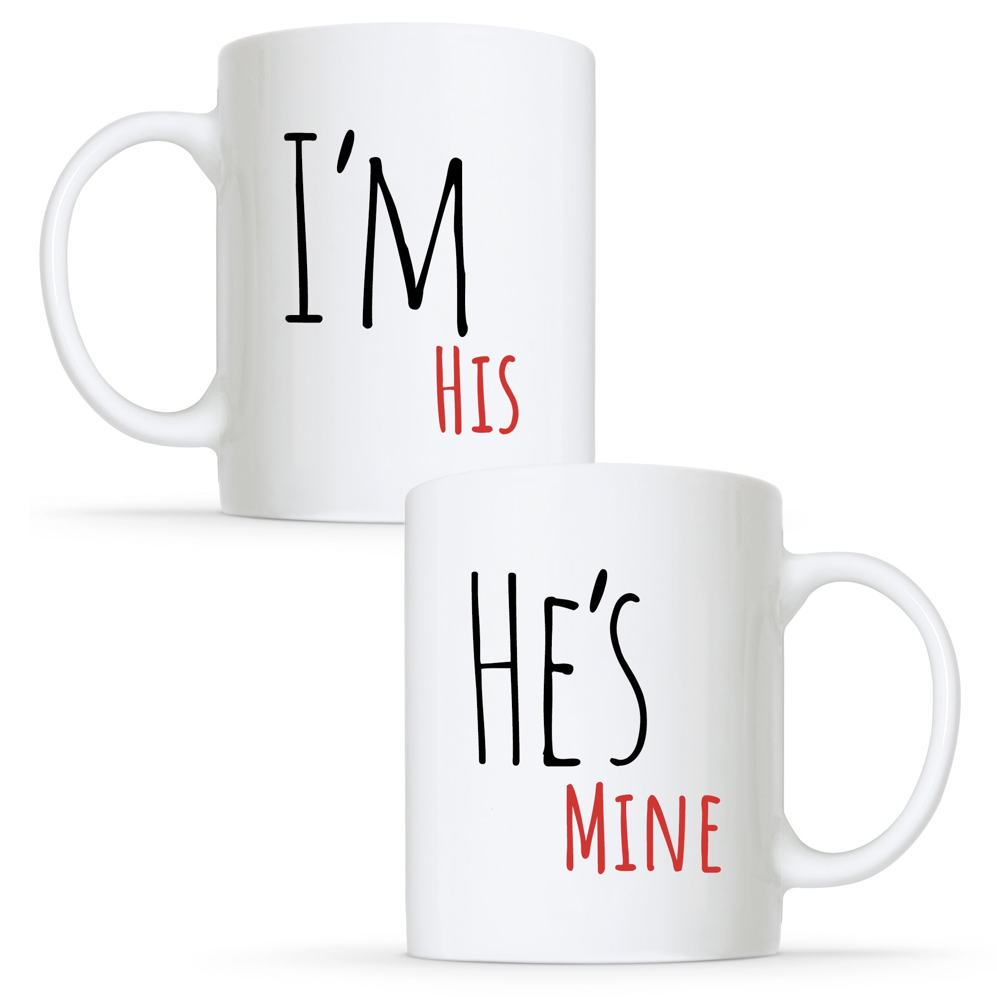 I'm His & He's Mine - Gay Couple Mug Set | Gift