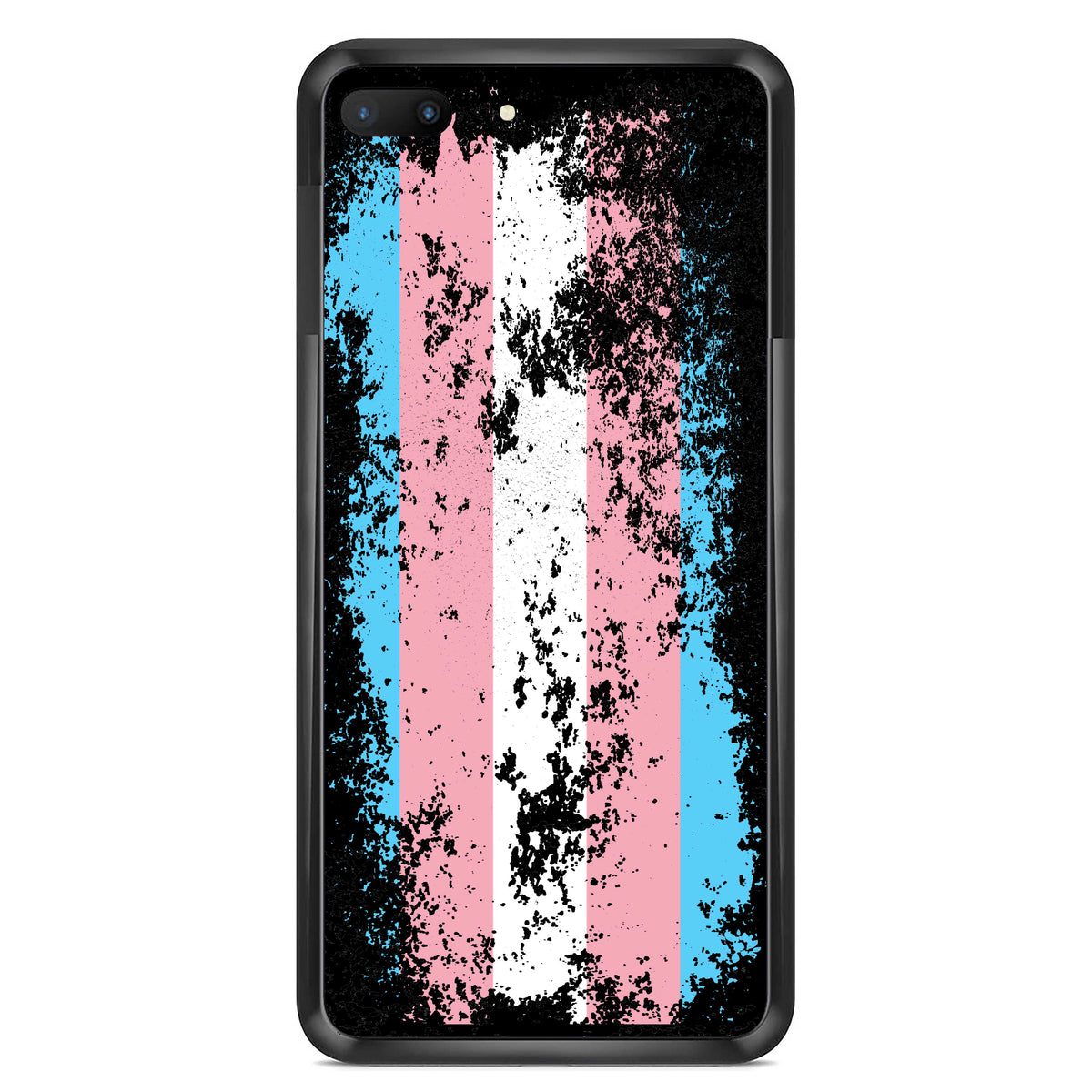 Transgender Flag Distressed Vertical Phone Case | Gift