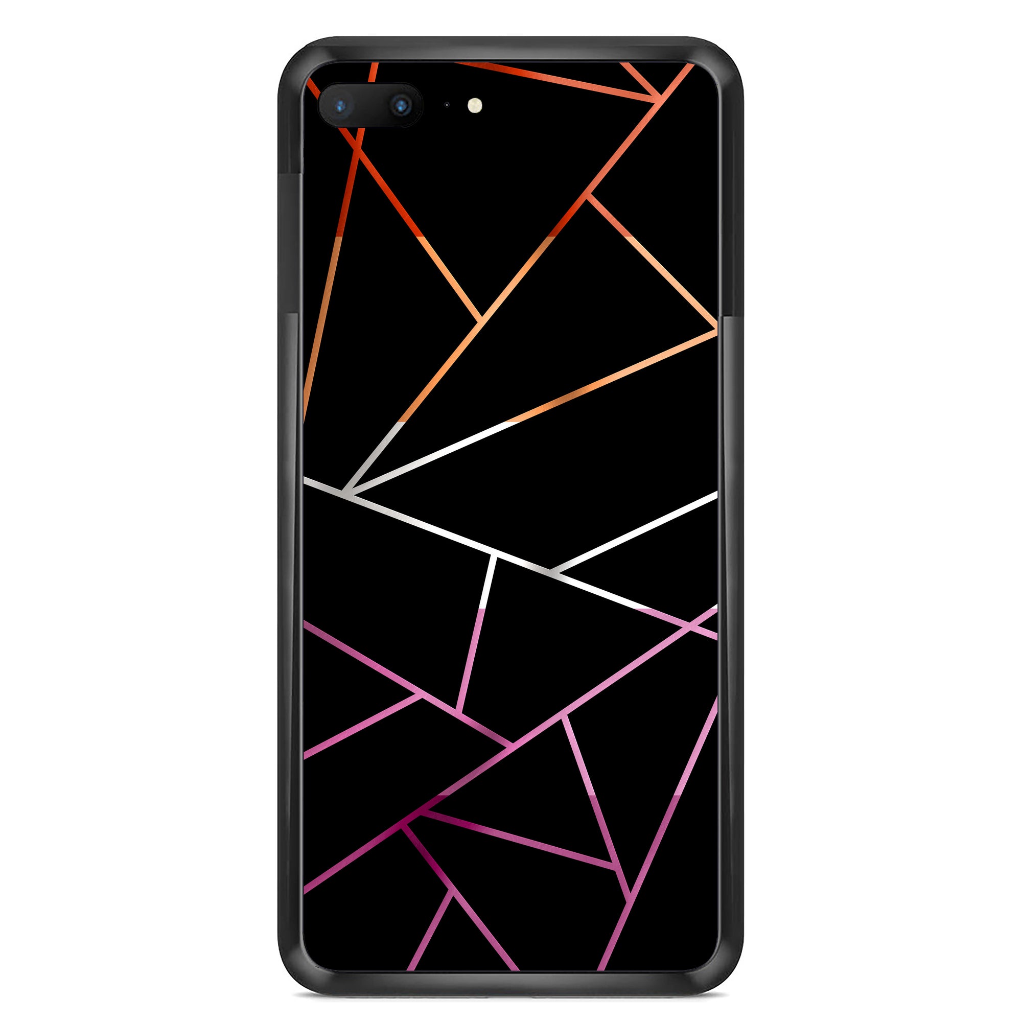 Lesbian Flag Geometric Phone Case | Gift