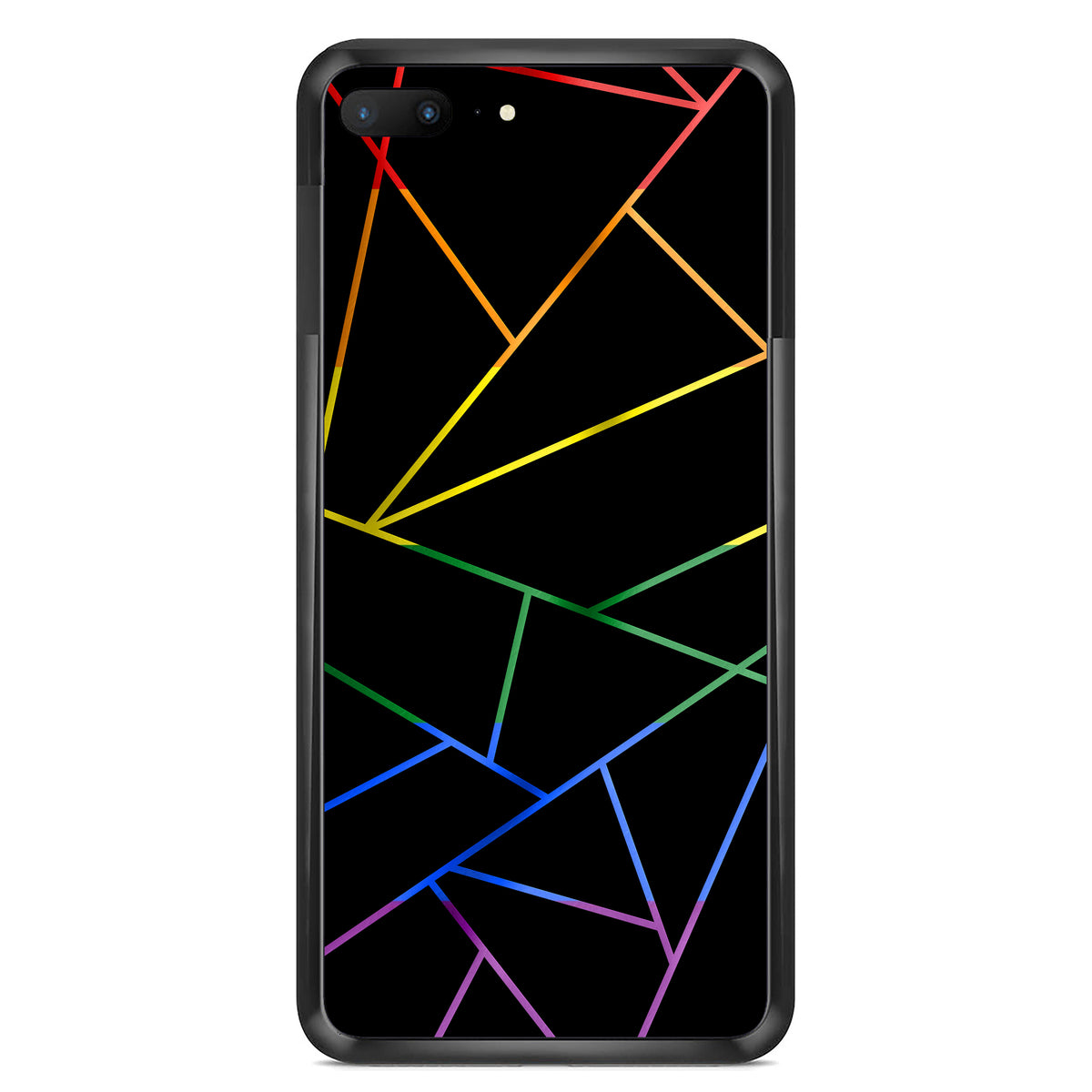 LGBTQ+ (Rainbow) Flag Geometric Phone Case | Gift