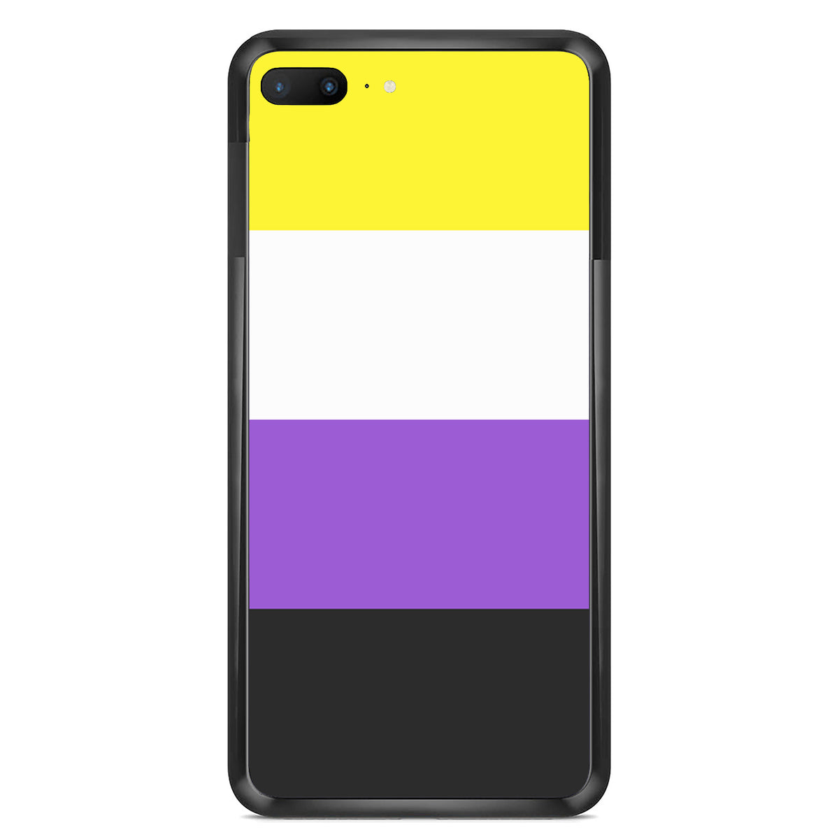 Non-Binary Flag Horizontal Phone Case | Gift