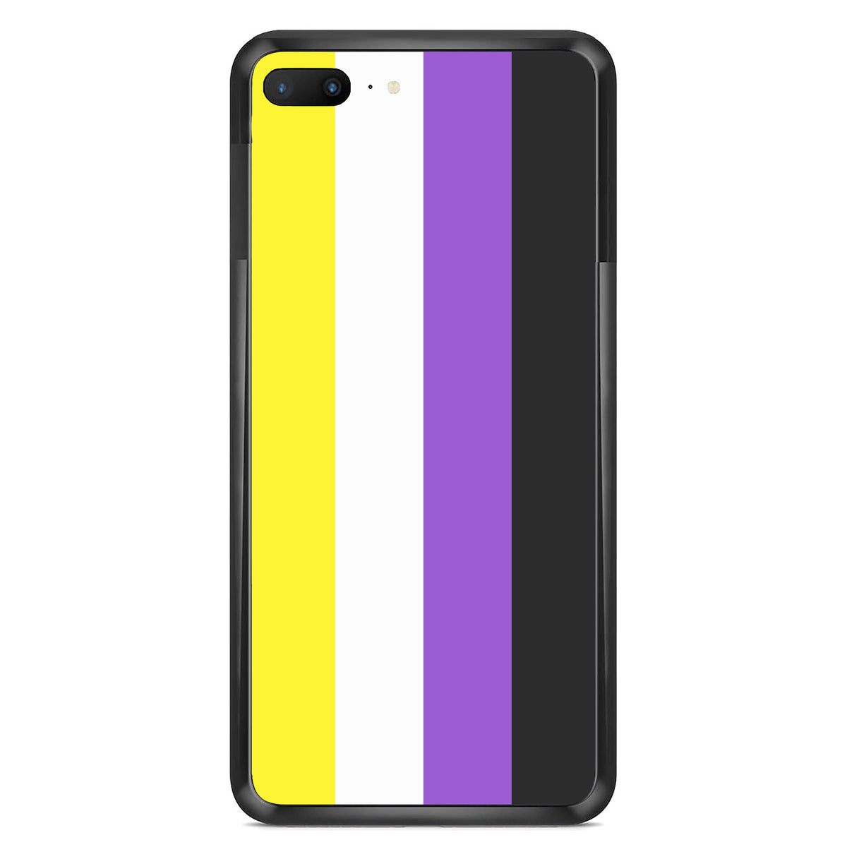 Non-Binary Flag Vertical Phone Case | Gift